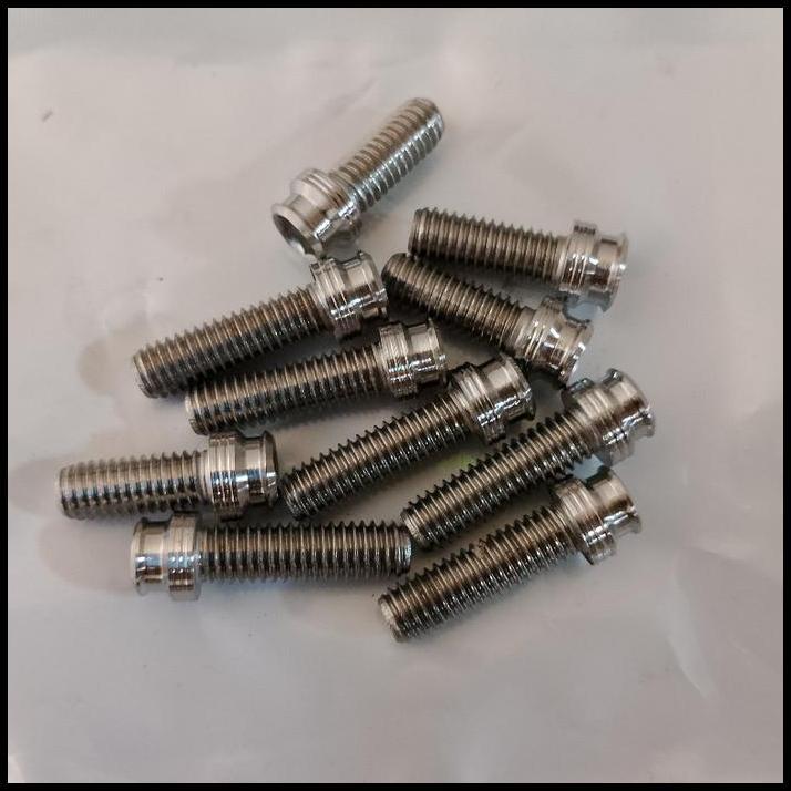 TERLARIS BAUT STAINLESS M10 DRAT 14 / MUR 14 DRAT HALUS HANDMADE CUSTOM 3A 