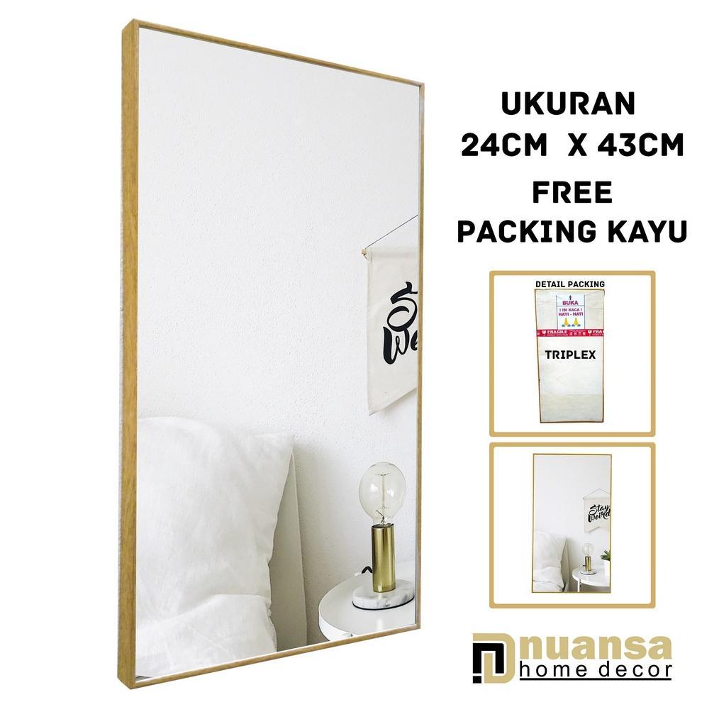 Cermin Dinding Gantung Frameless - Cermin Rias Gantung - Cermin Dinding
