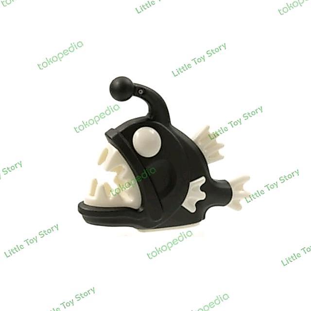 LEGO PARTS ANIMAL ANGLERFISH WITH MOLDED WHITE EYES