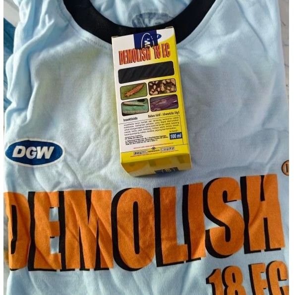 Original 100 % Demolish 100 ml Bonus Kaos - Demolish 18 EC 100ml Abamectin