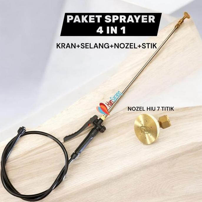 Paket Sprayer Elektrik Paket Selang Sprayer Handle Sprayer Stik Sprayer Nozel Hiu