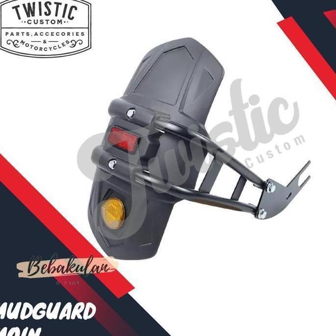 Spakbor Mudguard Moin Belakang Motor Custom Universal Terjangkau