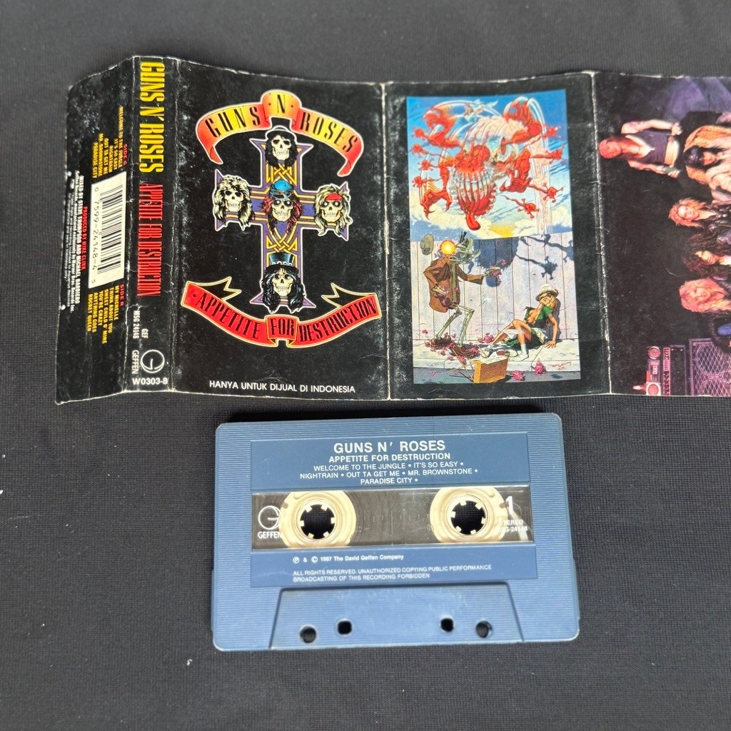 kaset pita original guns n roses