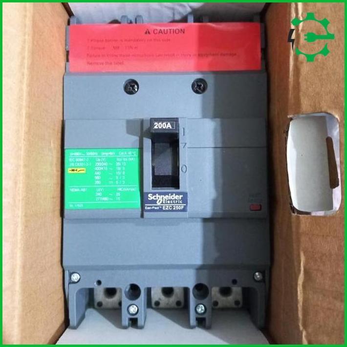 Mccb 3Phase 200A Ezc250F3200 Schneider Original Harga Khusus
