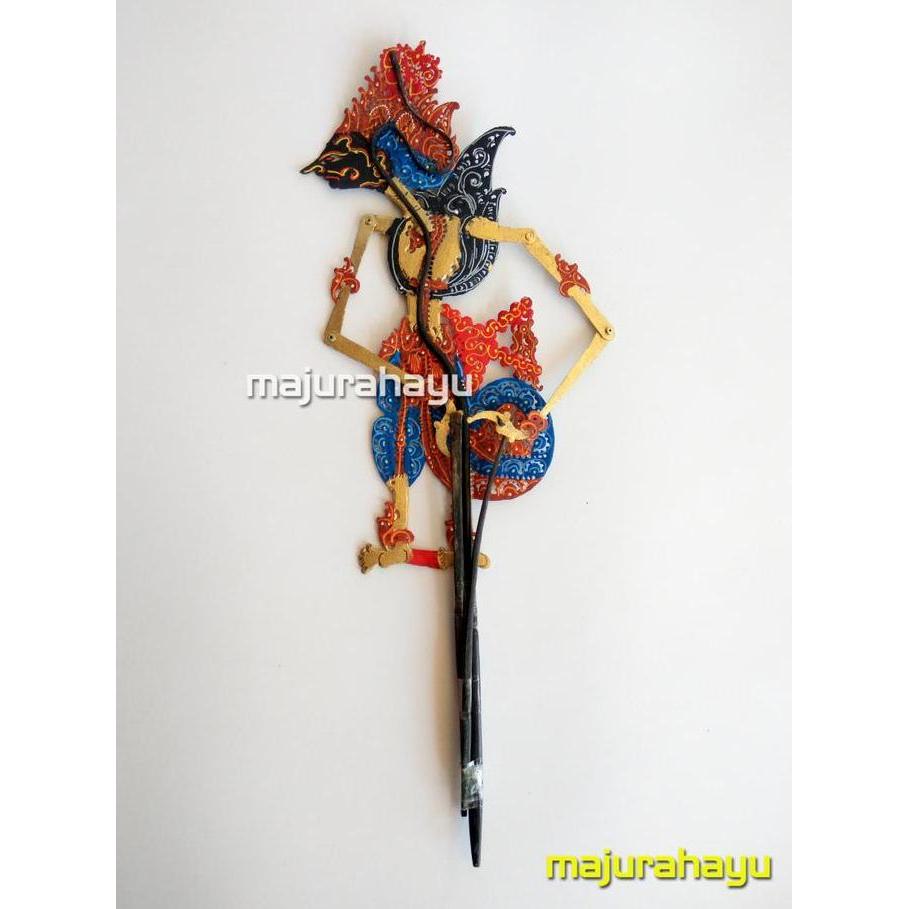 Miniatur Wayang Kulit Prabu Kresna