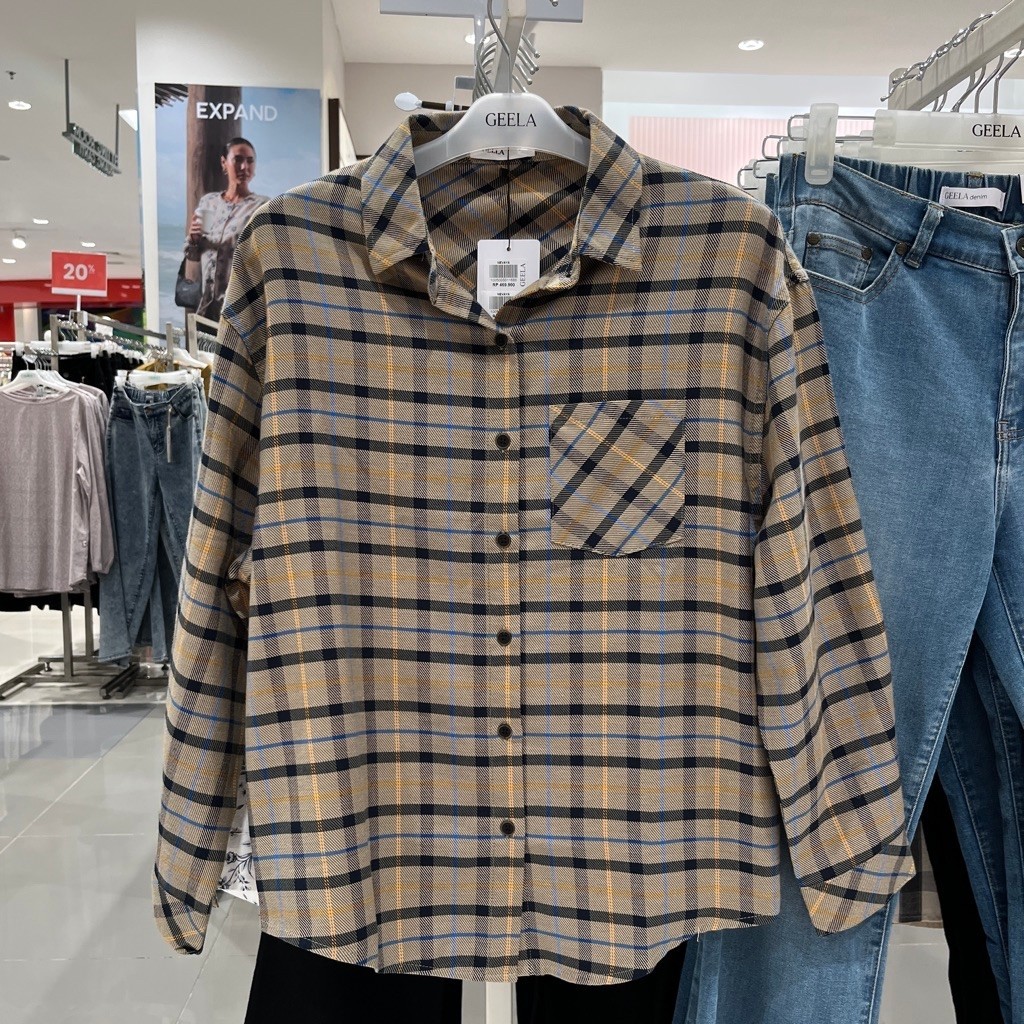 Kemeja  Wanita GEELA Bahan 100% Katun Original By Matahari - NEVAYA