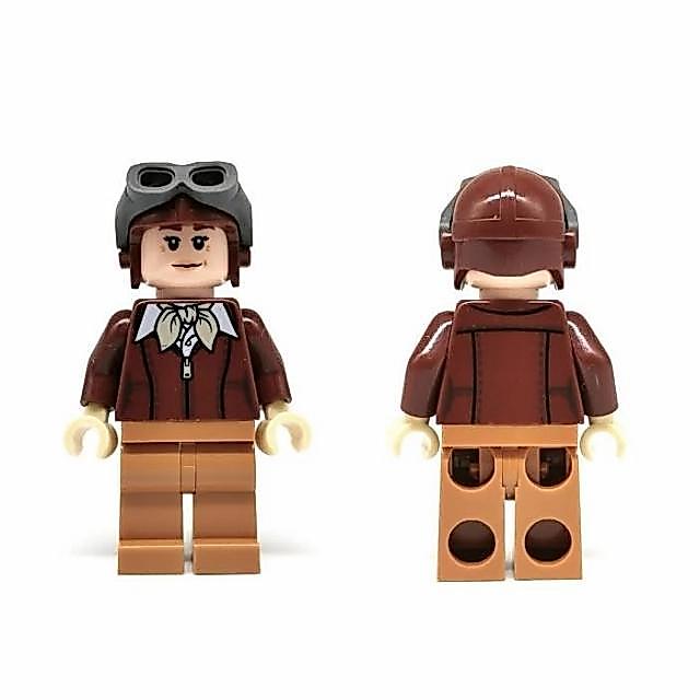 LEGO MINIFIGURES AMELIA EARHART PARTOUT SET 40450 TRIBUTE RARE