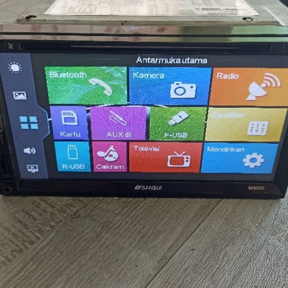 Headunit audio ori Sansui