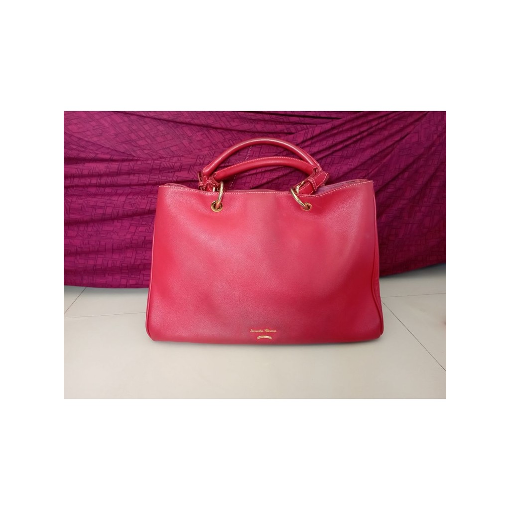 Tas Samantha Thavasa Red Leather
