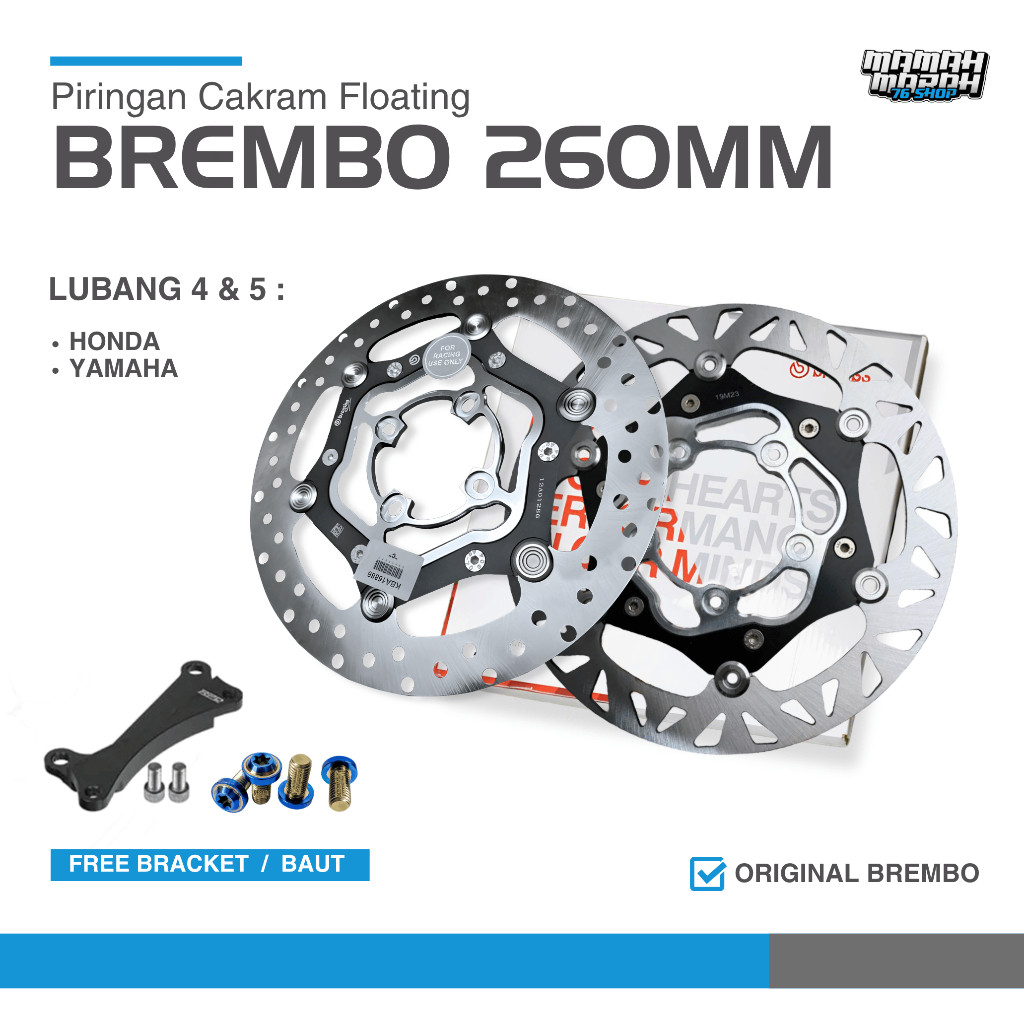 Disc Brembo 260mm piringan cakram brembo vario beat scoopy mio - Disc Piringan cakram 260mm