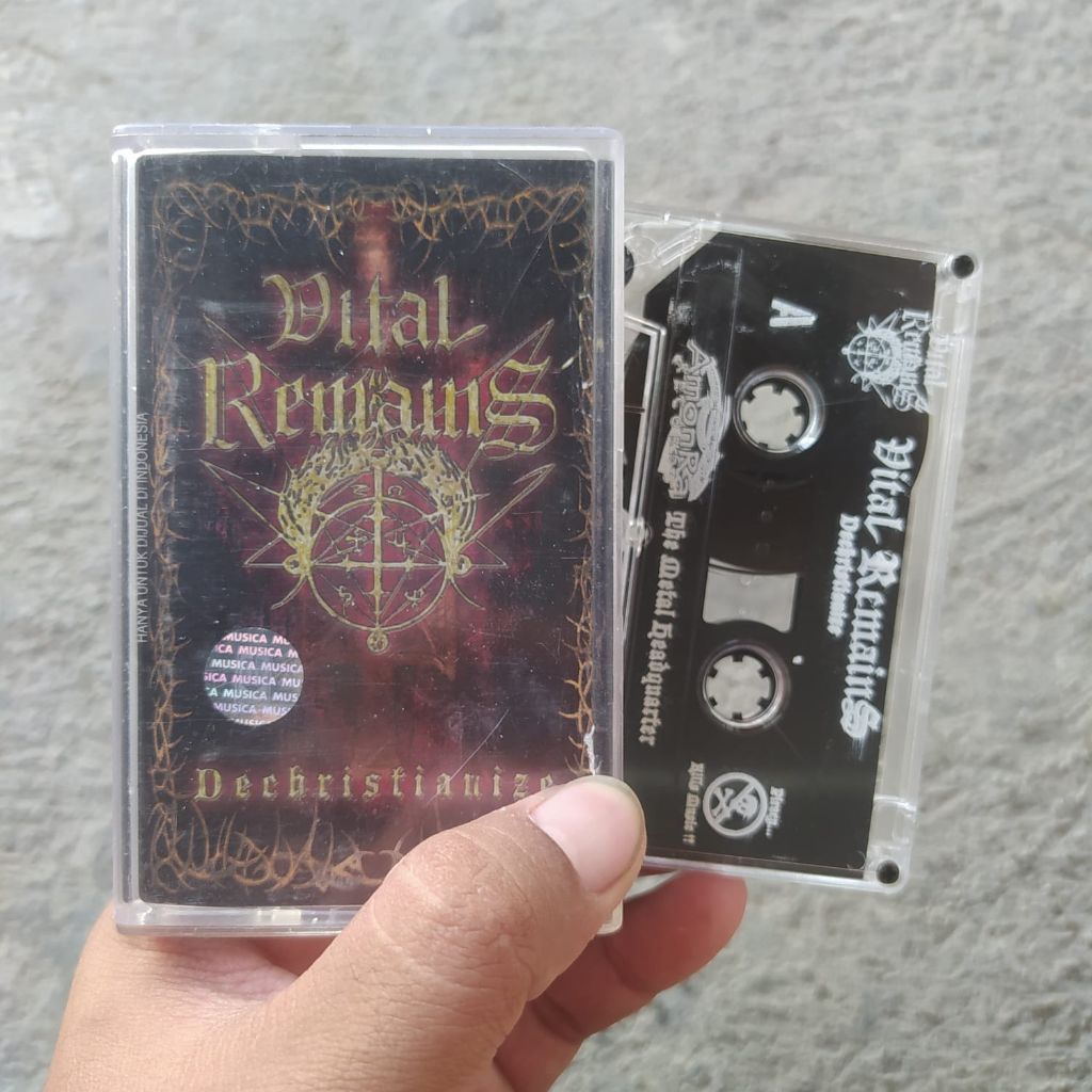 Kaset Pita Vital Remains - Dechristianize