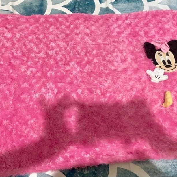 selimut bayi minnie mouse