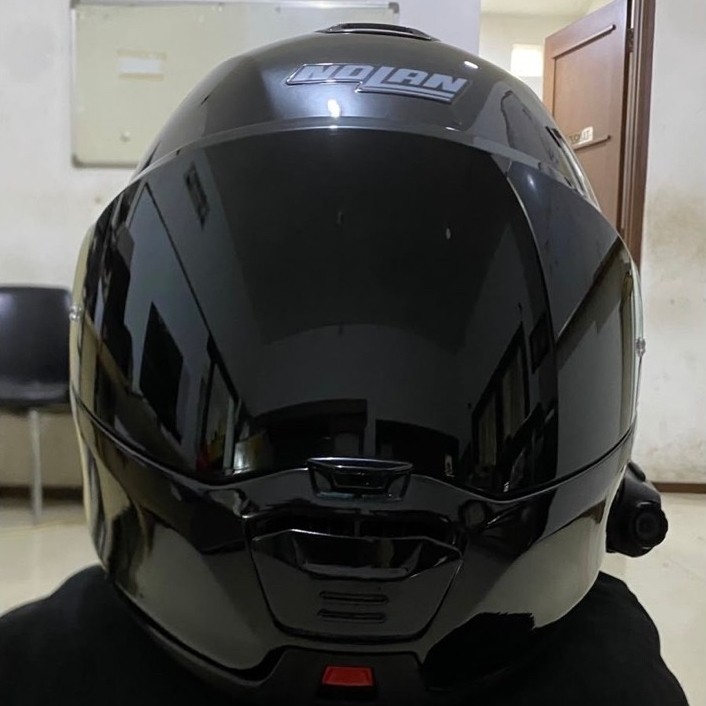 helm nolan N100-5 + intercom sena 10c pro