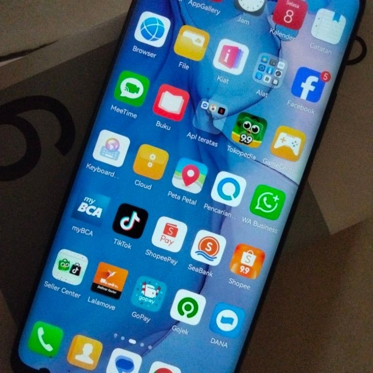 LCD Touchscreen Huawei mate 20 pro original copotan minus