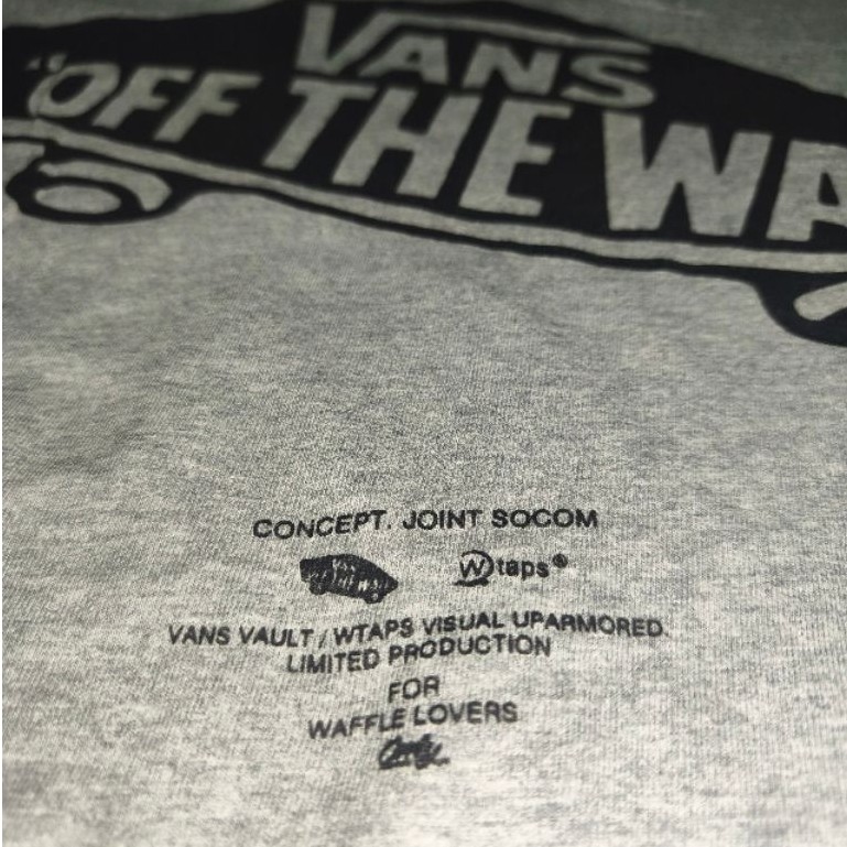 kaos pocket  wtaps x vans