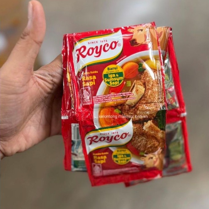 Royco Bumbu Kaldu Rasa Ayam Dan Sapi / Royco Ayam / Royco Sapi