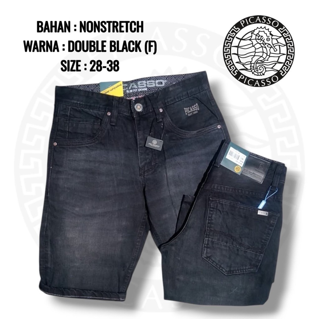 Celana Pendek Jeans Pria PICASSO ORIGINAL