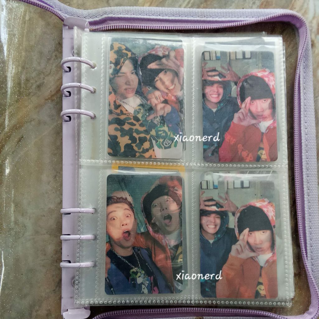 [preloved] sleeve binder a5 4p ribbon land doubleside a4 bambi ultrapro 1p 3p 4p 8p 9p photocard pc 