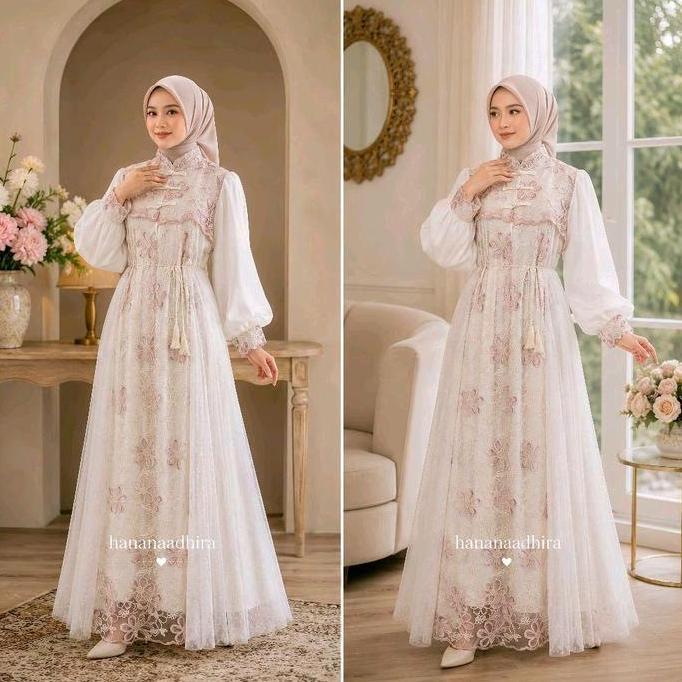 Hana_Nadhira Hn Raya Dress Shahita Dress Lebaran 2026 Vanya Gamis Azmera Sharika Syahiza Dress One S