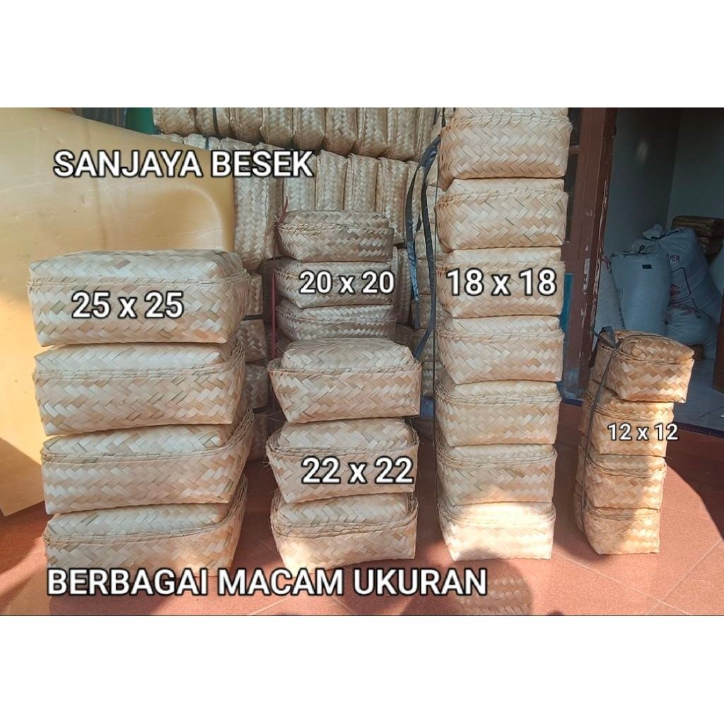BESEK BAMBU / BESEK NASI /ANYAMAN DARI BAMBU