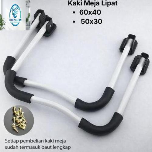 Kaki meja belajar lipat Besi / Kaki meja lipat laptop / Kaki Meja Lipat