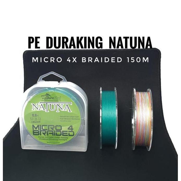 Senar Pancing PE Duraking Natuna Micro 4 Braided PE 150M
