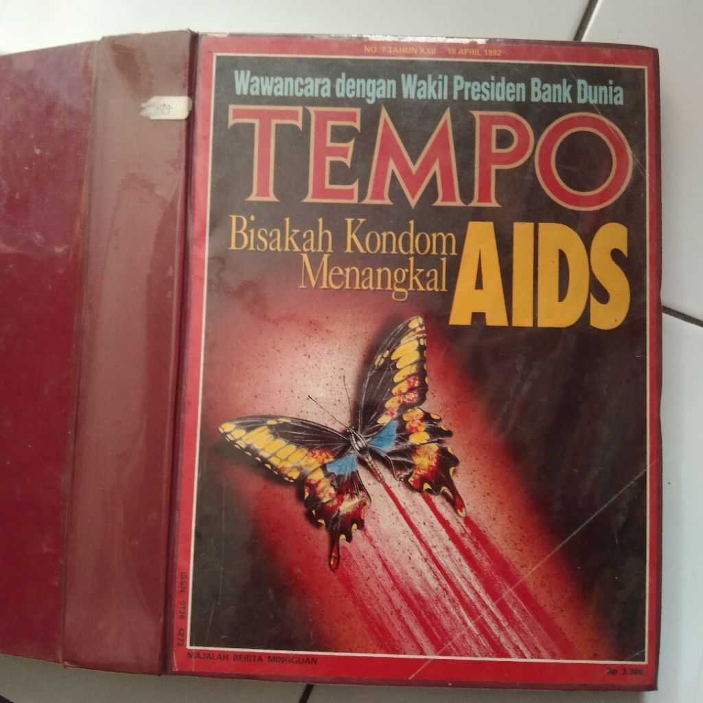 Majalah Bundel TEMPO edisi tahun 1992 majalah Berita Mingguan Politik & Ekonomi