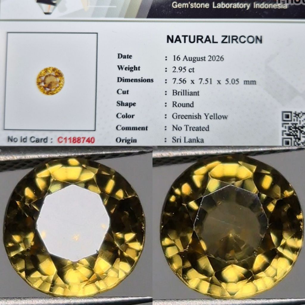 NATURAL  ZIRCON (FREE MEMO) N909
