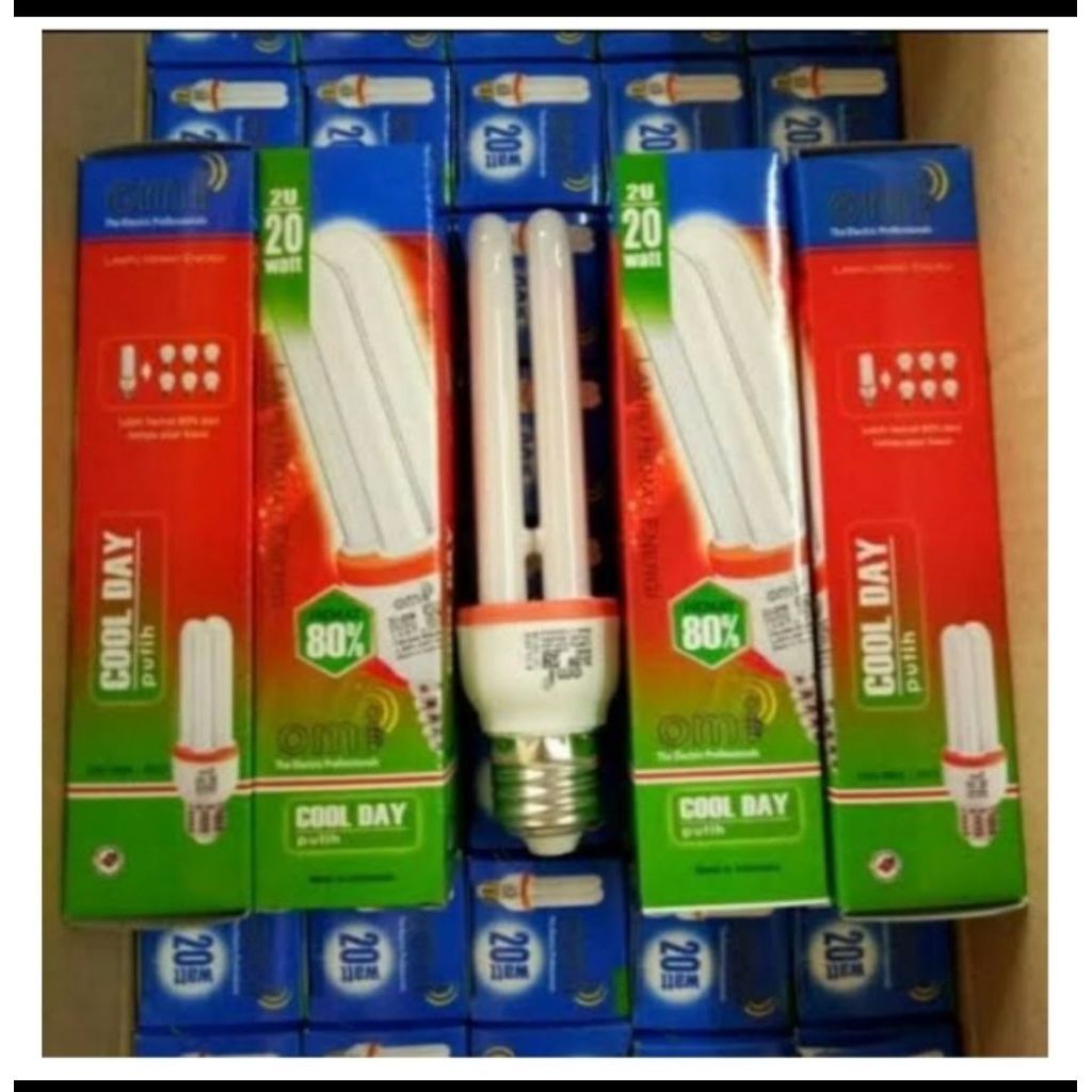 Lampu PLC Omi 2U Jari Lampu PLC Valid 2U Jari 20Watt