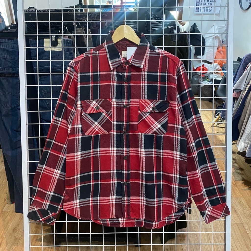 Back Number Flannel Shirts #Fl1563