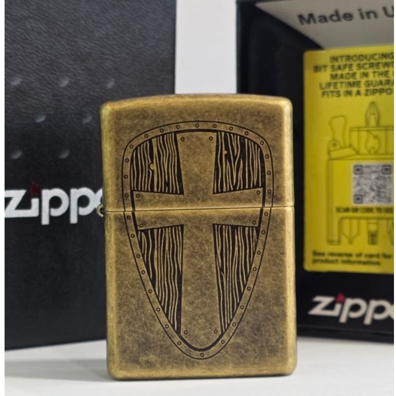 Original Zippo Vintage Cross Design 47260