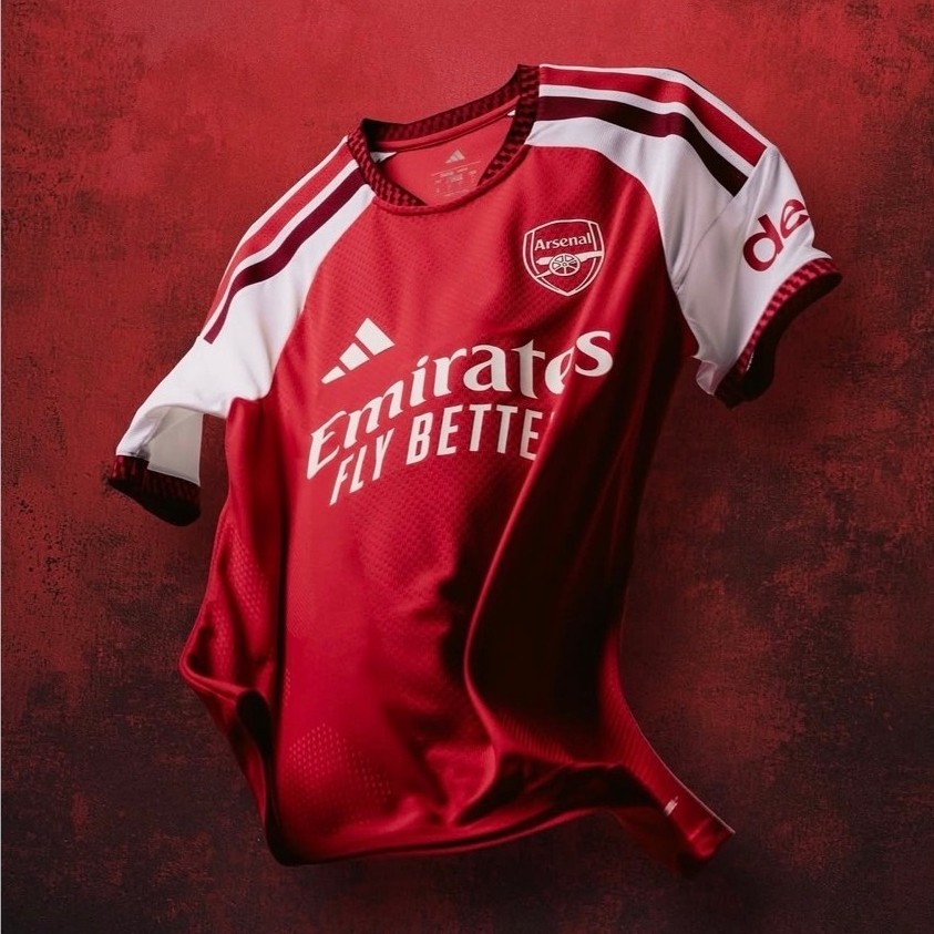 Arsenal Home Stadium Jersey 26/27 | Retro | Vintage Edition | Jersey Bola | Authentic Jersey | Jerse