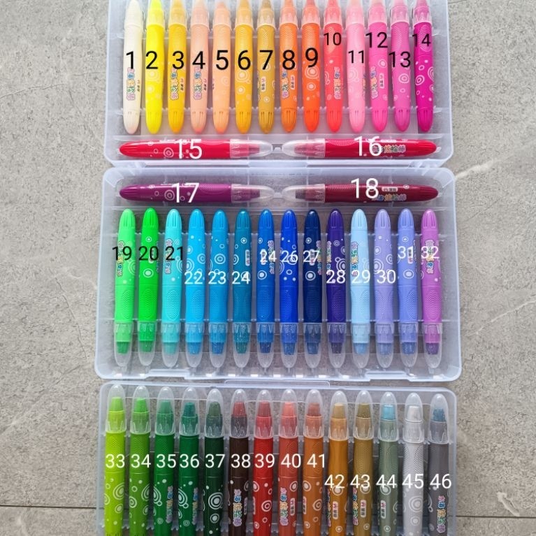 Crayon Grasp Mata Besar SATUAN ECER TERLENGKAP
