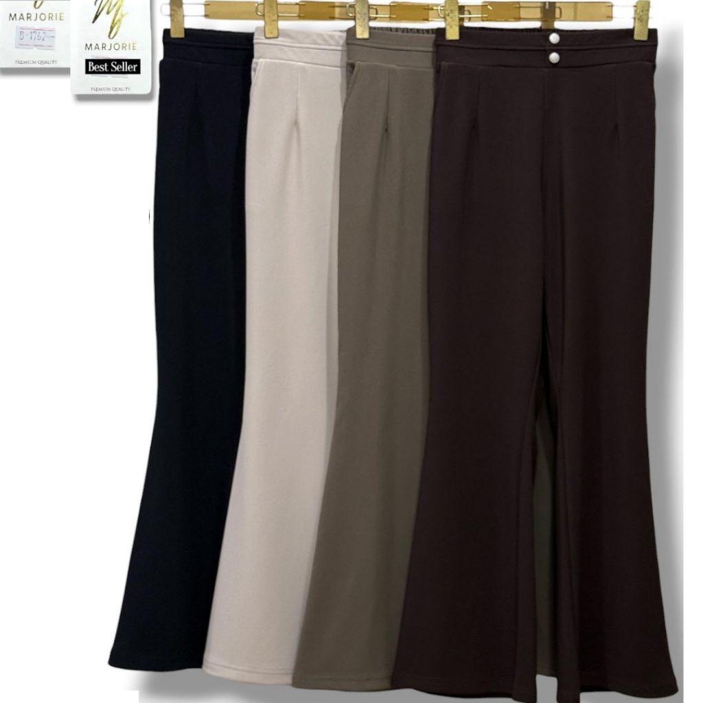 Celana Cutbray MJ Marjorie Tensel Twill Celana Kerja Casual Daily