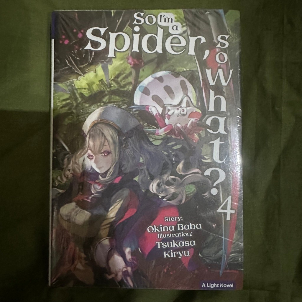 Light Novel So I'm a Spider, So What? 4 Okina Baba Isekai Sistem Game Anime Manga