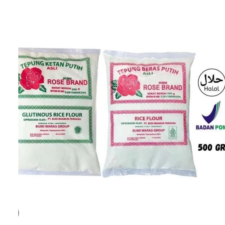 TEPUNG Ketan putih / tepung ketan hitam /tepung beras