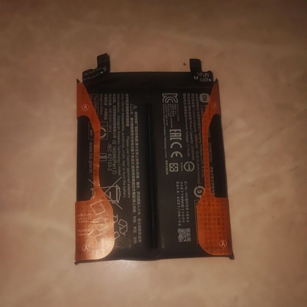 baterai xiaomi 11t pro second
