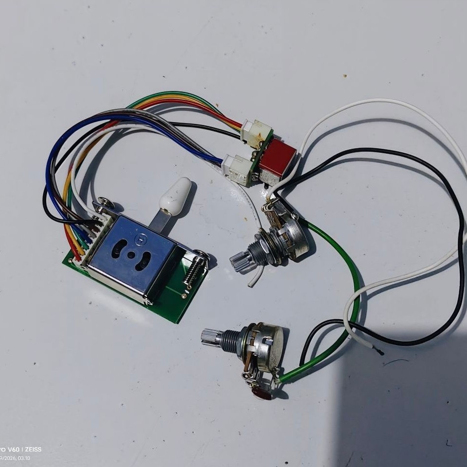 Ibanez Wiring Kit 2 Humbucker Pickup Original
