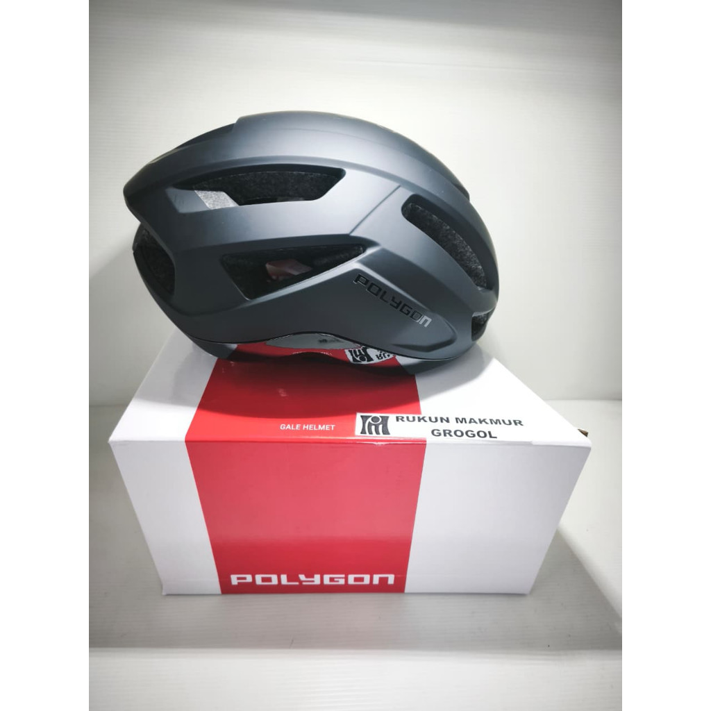 HELMET POLYGON GALE ROADBIKE SEPEDA BALAP
