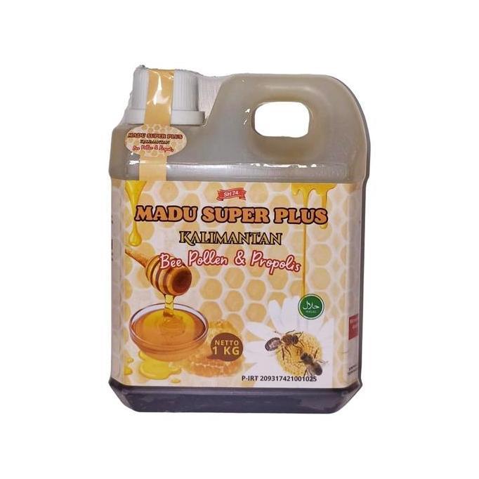MADU SUPER KALIMANTAN 1 KG PLUS BEE POLLEN Honey