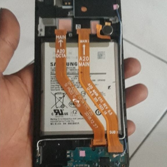 LCD + TOUCHSCREEN SAMSUNG A20
