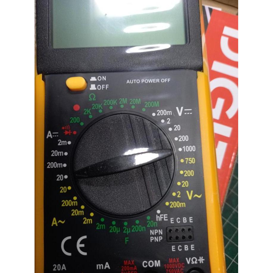 Avo Meter Digital Dt9205/ Multitester Digital
