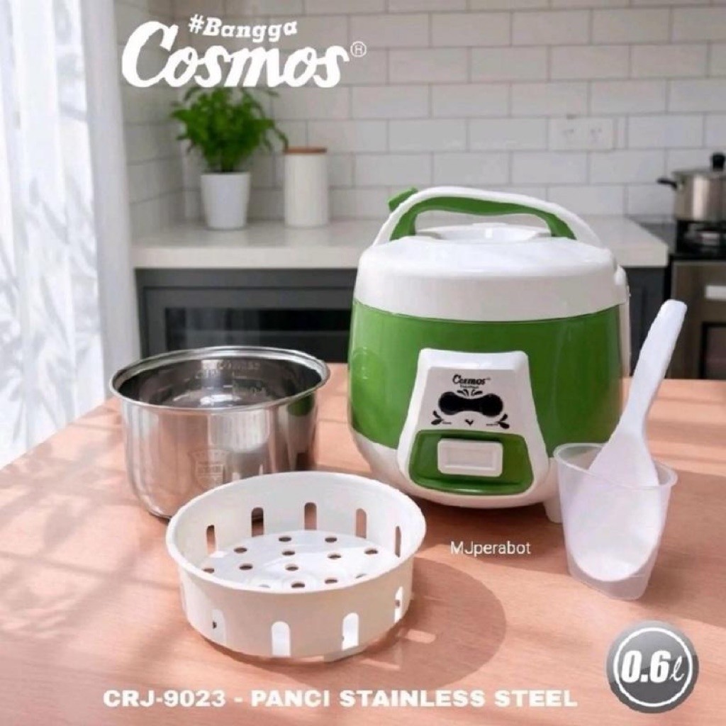 RICE COOKER COSMOS CRJ 9023 PANCI STAINLESS - MINI RICE COOKER PANCI STAINLESS COSMOS - MAGIC COM CO