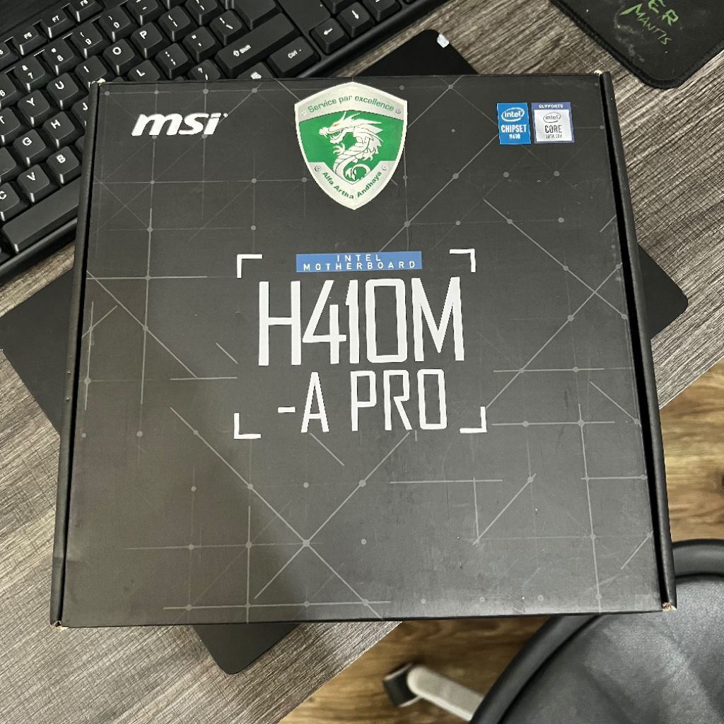 Motherboard H410M A Pro MSI fullset