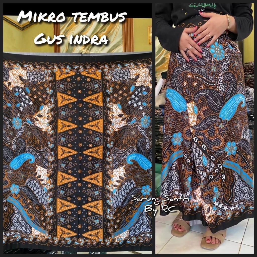 Sarung Batik Dewasa Gus Indra - Nyaman, Adem, dan Desain Elegan