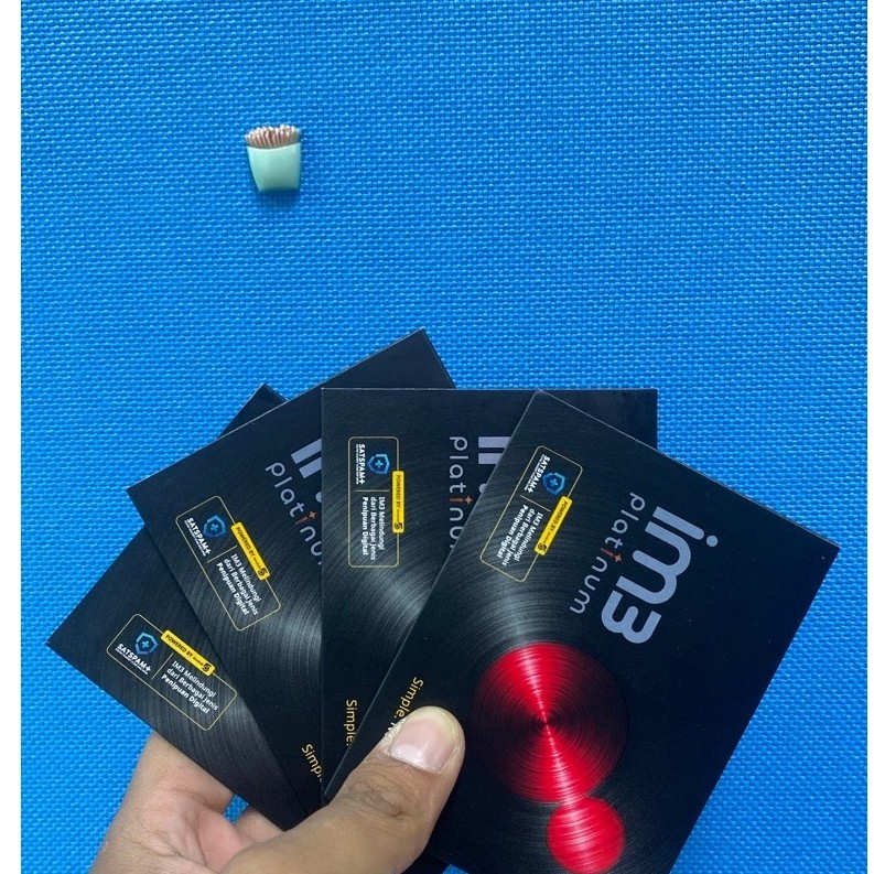 Kartu Perdana IM3 Platinum Kuota 65GB (50GB + 15GB 5G) 30 Hari - Free Roaming, Nomor Cantik & Akun P