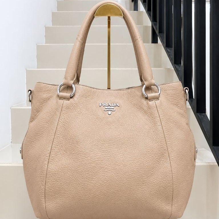 sale prada vittelo daino hobo
