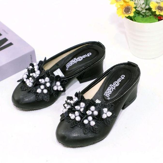 DF203 - Sepatu Sandal Anak Pesta Perempuan Hak 3CM Fashion CP89