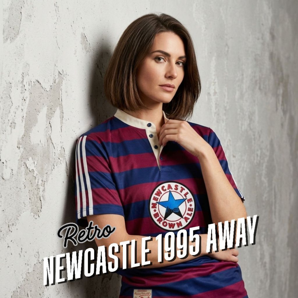 [NO RETUR] JJERSEY RETRO NEWCASTLE UNITED AWAY 1995 1996 SEPAKBOLA