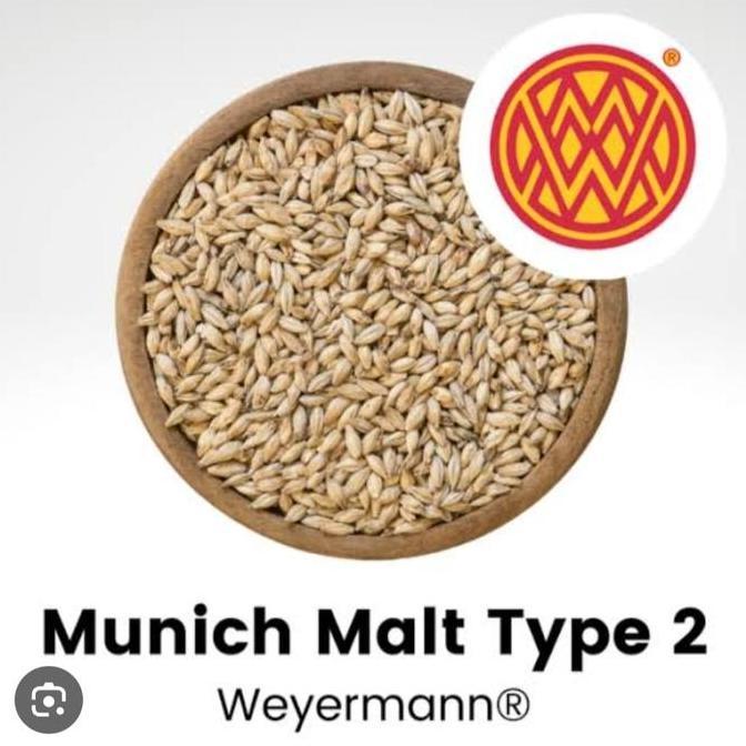 JIVARAM665 - IMATTON WEYERMANN MUNICH MALT TYPE 2 GRAIN BARLEY MALT BREWING PERALATAN BAR